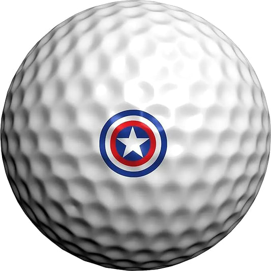 Patriot Star Design Golf Ball Stamp (32 Count)