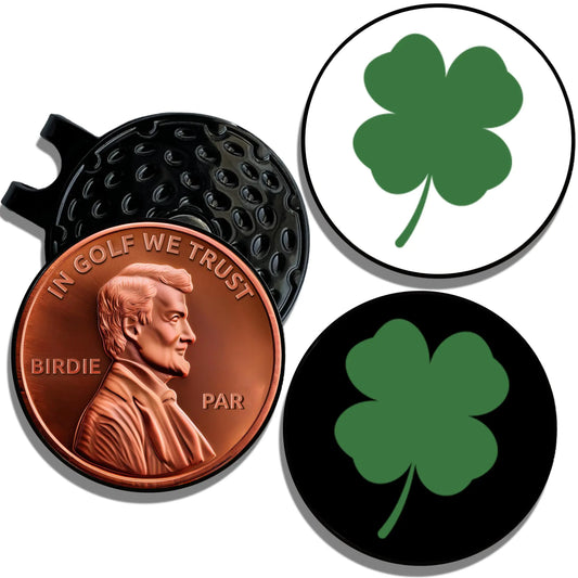 Golf Ball Marker Hat Clip | 3 Pack |