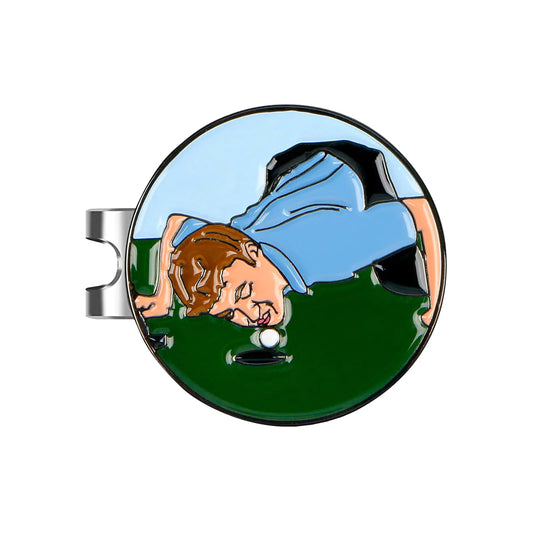 Golf Ball Marker with Magnetic Hat Clip