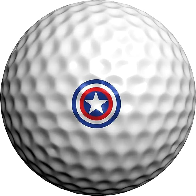Patriot Star Design Golf Ball Stamp (32 Count)